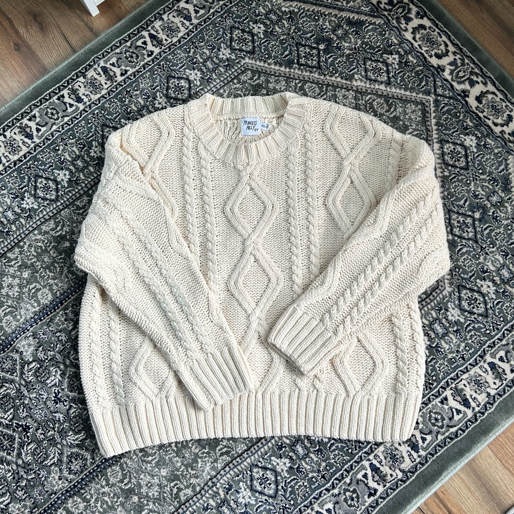 Princess Polly Cable Knit Sweater